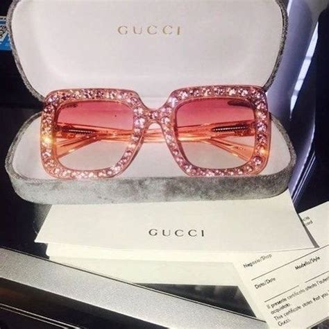 fake gucci rhinestone sunglasses|gucci unisex sunglasses.